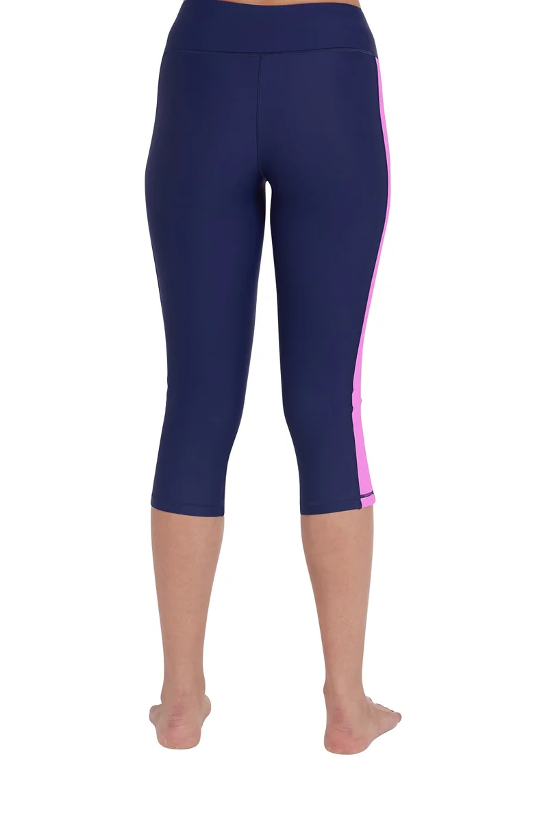 COEGA SUNWEAR  COEGA  Ladies Ladies Tights 3/4 - Blue Pink Marble for Women | Best Price UAE